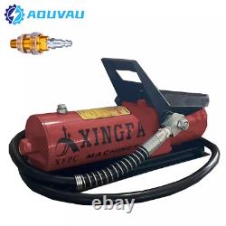 Air Hydraulic Pump 10,000 PSI Air Actuated Foot Pump with Air Line Lubricator