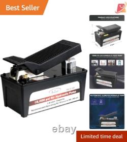 Air Hydraulic Pump 10,000 PSI Aluminum Foot-Operated for Heavy Machinery Auto