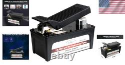 Air Hydraulic Pump 10,000 PSI Aluminum Reservoir Foot-Operated Heavy Machinery