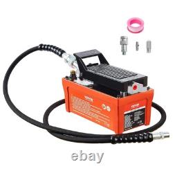Air Hydraulic Pump, 10,000 PSI, Foot-Actuated, Orange