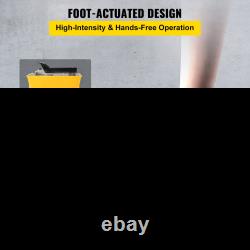 Air Hydraulic Pump, 10,000 PSI Foot Operated Pump 0.6 Gal Tank, Hose & Spray Gun