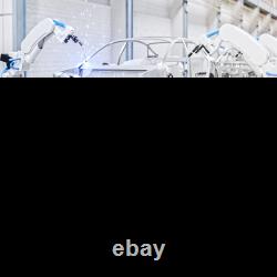 Air Hydraulic Pump, 10,000 PSI Foot Operated Pump 0.6 Gal Tank, Hose & Spray Gun