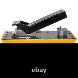 Air Hydraulic Pump, 10,000 PSI Foot Operated Pump 0.6 Gal Tank, Hose & Spray Gun