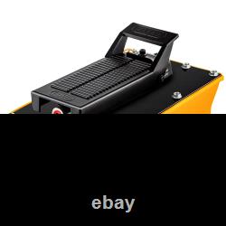 Air Hydraulic Pump, 10,000 PSI Foot Operated Pump 0.6 Gal Tank, Hose & Spray Gun