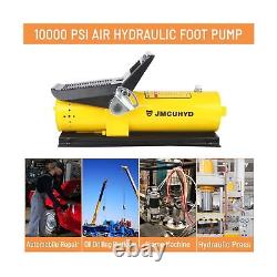 Air Hydraulic Pump 10,000 PSI High Pressure Pneumatic Hydraulic Pump Foot Ope