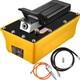 Air Hydraulic Pump, 10,000 Psi Hydraulic Foot Pump, 0.6 Gal Reservoir Foot Op