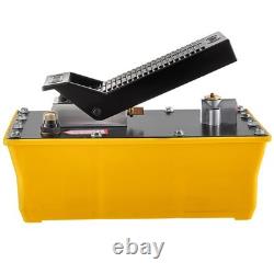 Air Hydraulic Pump, 10,000 PSI Hydraulic Foot Pump, 0.6 Gal Reservoir Foot Opera