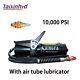 Air Hydraulic Pump 10,000 Psi With Air Line Lubricator Foot Operated Pump Black