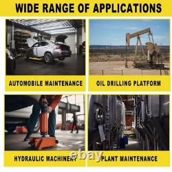 Air Hydraulic Pump 1.7L 10,000 PSI, 3/8 NPT Air Actuated Foot Pump