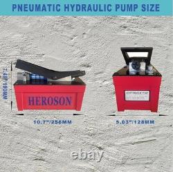 Air Hydraulic Pump 1.7L 10,000 PSI NPT3/8 Foot Actuated Hydraulic Pump
