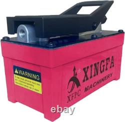 Air Hydraulic Pump 1.7L Reservoir NPT 3/8 Oil Outlet, NPT 1/4, Red
