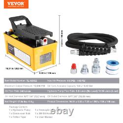 Air Hydraulic Pump Air Actuated Foot Pump 10,000PSI Frame Machine Pump
