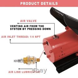 Air Hydraulic Pump Air Actuated Foot Pump with Air Line Lubricator 10,000 PSI