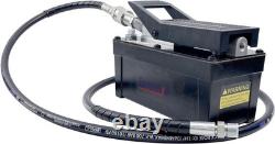 Air Hydraulic Pump Aluminum Tank Air Actua Treadle Hydraulic Pump (Pipe) Black