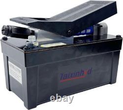Air Hydraulic Pump Aluminum Tank Air Actua Treadle Hydraulic Pump (Pipe) Black