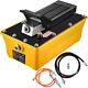 Air Hydraulic Pump Foot, 10,000 Psi 0.6 Gal Reservoir Hose Spray Gun Auto Repair