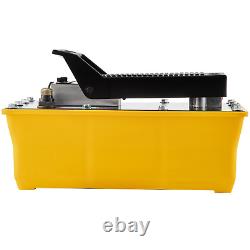 Air Hydraulic Pump Foot, 10,000 PSI 0.6 Gal Reservoir Hose Spray Gun Auto Repair