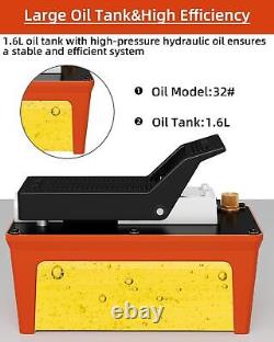 Air Hydraulic Pump Foot Operated Pump 10,000PSI 98in³ 1.6L for Auto Body Frame