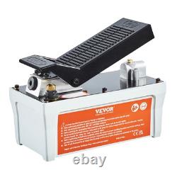 Air Hydraulic Pump Foot Operated Pump 10,000PSI 98in³ 6.6FT Auto Body Shop