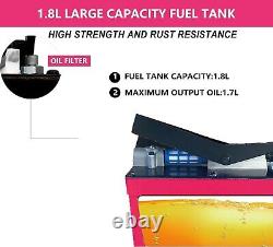 Air Hydraulic Pump Foot Operated Pump 10,000 PSI, NPT 3/8 Oil Outlet, 1.7L