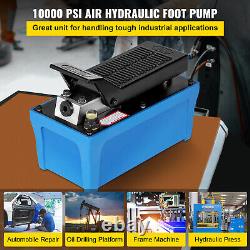 Air Hydraulic Pump Foot Operated Pump with 6FT Hose Single Acting AW-32 10000PSI