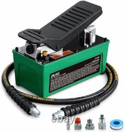 Air Hydraulic Pump with 6.6 ft Oil Hose, 10,000 PSI Foot Pedal Pump