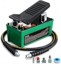 Air Hydraulic Pump with 6.6 ft Oil Hose, 10,000 PSI Foot Pedal Pump
