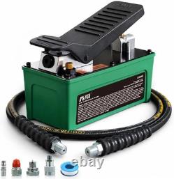 Air Hydraulic Pump with 6.6 ft Oil Hose, 10,000 PSI Foot Pedal Pump