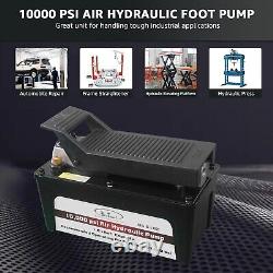 Air Hydraulic Pump with Internal Relief Valve Efficient 10,000 PSI Lifting