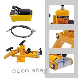 Air Hydraulic Tire Bead Breaker with Hydraulic Foot Pump + Air Hose 10000PSI US