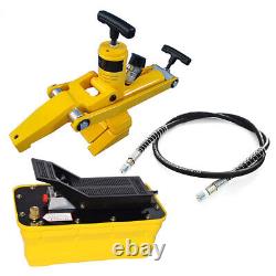 Air Hydraulic Tire Bead Breaker with Hydraulic Foot Pump + Air Hose 10000PSI US