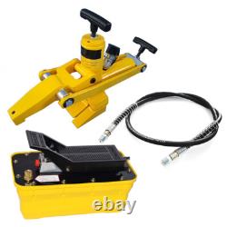 Air Hydraulic Tire Bead Breaker with Hydraulic Foot Pump + Air Hose 10000PSI US