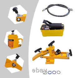 Air Hydraulic Tire Bead Breaker with Hydraulic Foot Pump and Air Hose 10000 PSI