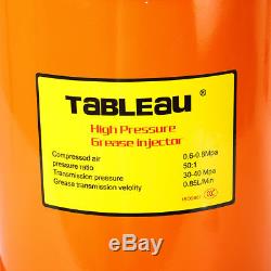 Air Operated High-Pressure Grease Pump High Pressure Hydraulic Hose 20L/5 Gallon