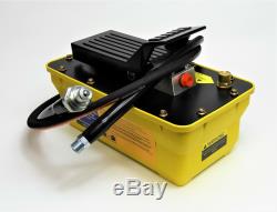 Air Operated Hydraulic Pump Single Acting with Hose & Coupler 10000 PSI 680 Bar