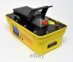 Air Operated Hydraulic Pump Single Acting with Hose & Coupler 10000 PSI 680 Bar