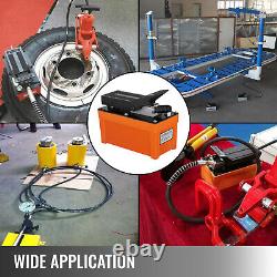 Air Over Hydraulic Pump Machine With 6ft Hose 2 Connector For Car Repair 10000 PSI