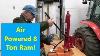 Air Powered Hydraulic 8 Ton Long Arm Jack Unboxing Install And Demo W Dr Joe
