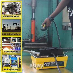 Air Powered Hydraulic Pump 10,000 PSI, Hydraulic Pump with Remote Control Actuat