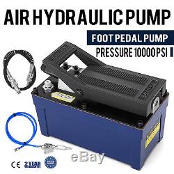 Air Powered Hydraulic Pump 10,000 PSI Quick Power Air Foot pedal pump
