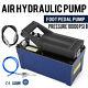 Air Powered Hydraulic Pump 10,000 Psi Rubber Single Acting Foot Operated Pump