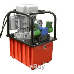 Air Pumper Double Acting Hydraulic Pump Solenoid Valve 8L Oil 10,000 PSI