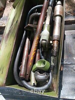 American Hydraulics 4 Ton Porta Power Hydraulic Pump With Case Box & Extras