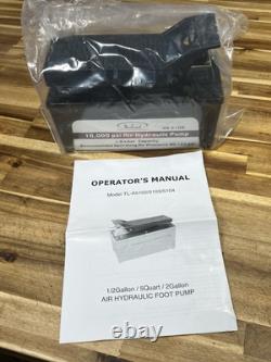 BESTOOL 10,000 PSI, 1/2 Gal Reservoir Foot-Operated Air Hydraulic Pump for He