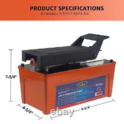 BESTOOL 10,000 PSI, 1/2 Gal Reservoir Foot-Operated Air Hydraulic Pump for He