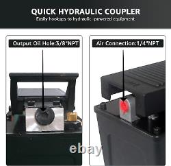 BESTOOL 10,000 PSI, 1/2 Gal Reservoir Foot-Operated Air Hydraulic Pump for Heavy