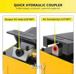 BESTOOL 10,000 PSI Air Hydraulic Pump, 1/2 Gal Reservoir & Foot Actuated Control