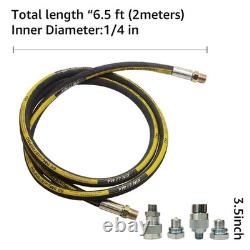 BESTOOL 10,000 PSI Air Hydraulic Pump Kit, 1/2 Gal, Hose & 2 Quick Couplers