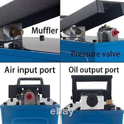 BESTOOL Air Hydraulic Pump 10000 PSI Hydraulic Foot Pump 1/2 Gal Reservoir