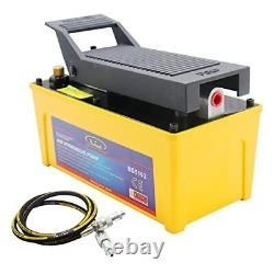 BESTOOL Air Hydraulic Pump 10,000 PSI Air Hydraulic Foot Pump 1/2 A-Yellow